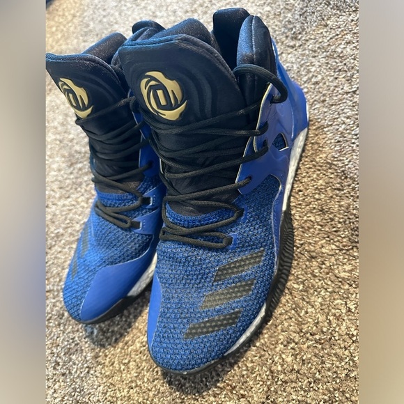 Derrick Rose Boost 7 Men’s 8 Basketball shoe blue black Orlando Magic